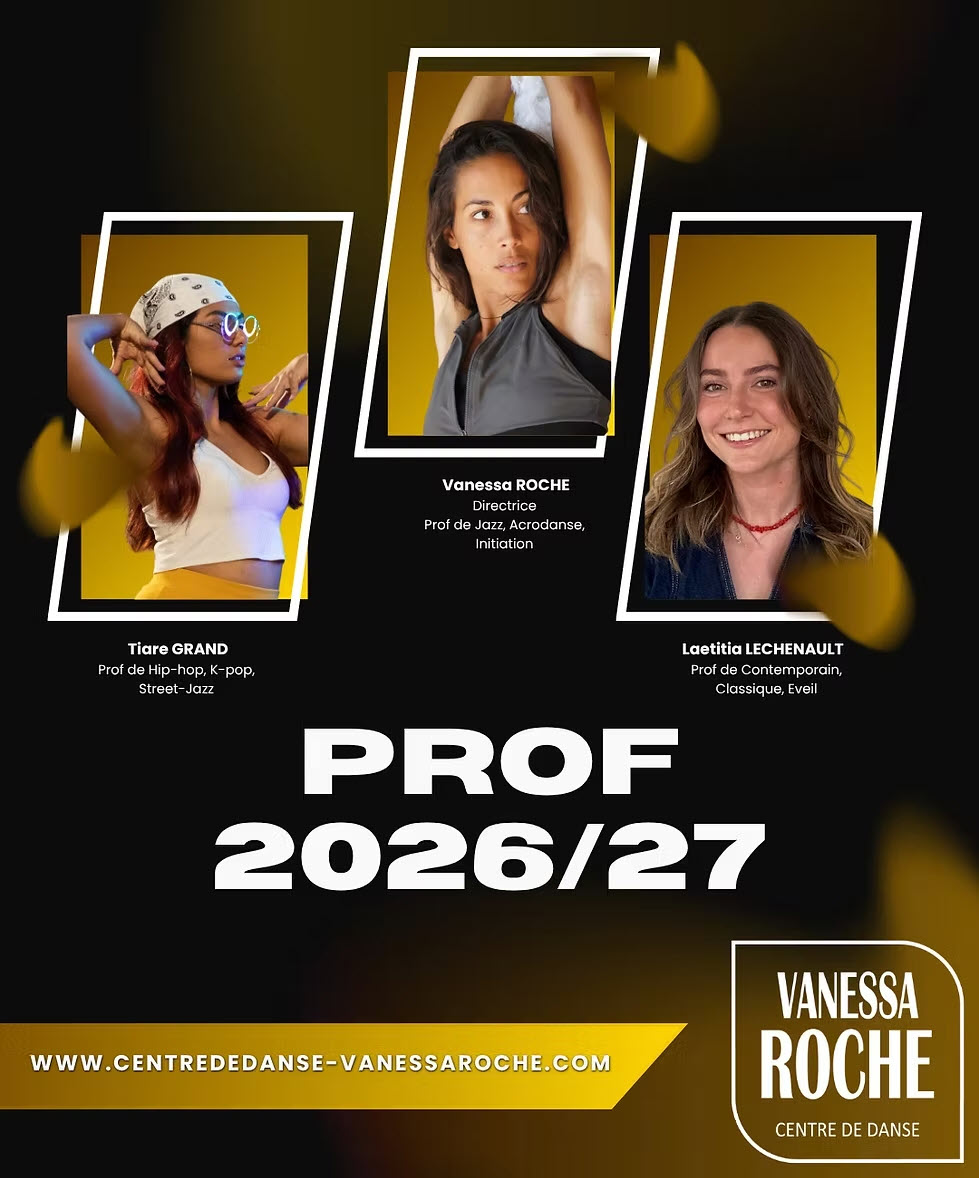 Les professeurs de danse du Centre de Danse Vanessa Roche
